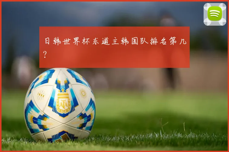 日韩世界杯东道主韩国队排名第几？